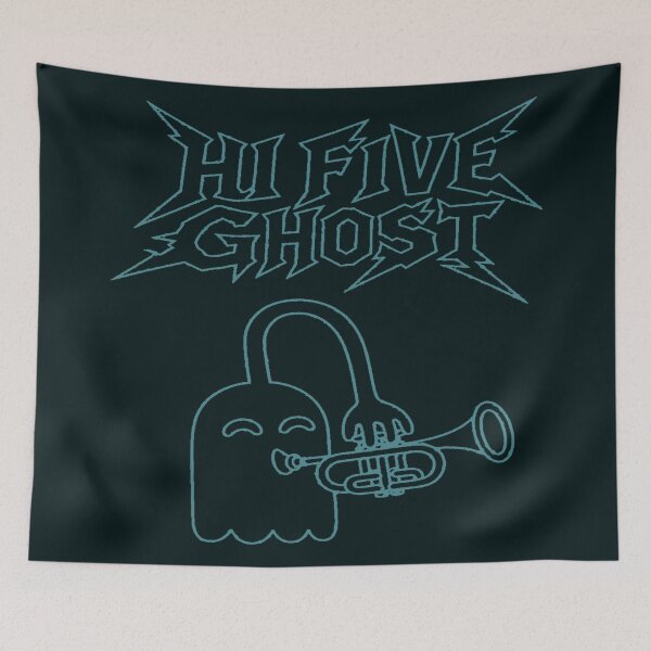 Item preview, Hi Five Ghost – Ghost Trumpeter designed and sold by jubileuuu.