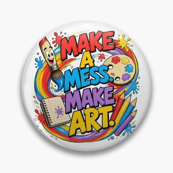 Item preview, Back to school Make A Mess Make Art Colorful Art Teacher Energy designed and sold by Uglyandcute.