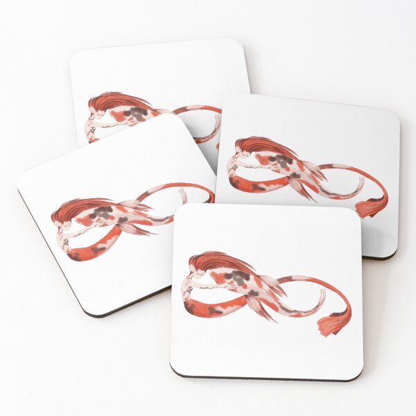 Item preview, Japanese Koi Fish Mermaid Creature designed and sold by PopArt-Potion.