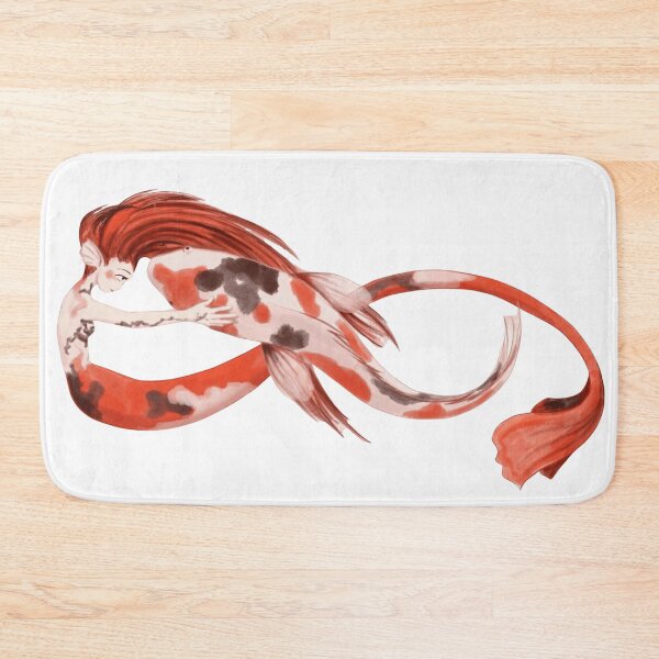 Item preview, Japanese Koi Fish Mermaid Creature designed and sold by PopArt-Potion.