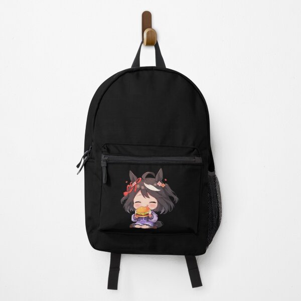 Item preview, Kitasan Black Uma Musume Chibi Burger Happy Hearts designed and sold by Dashsopaner.