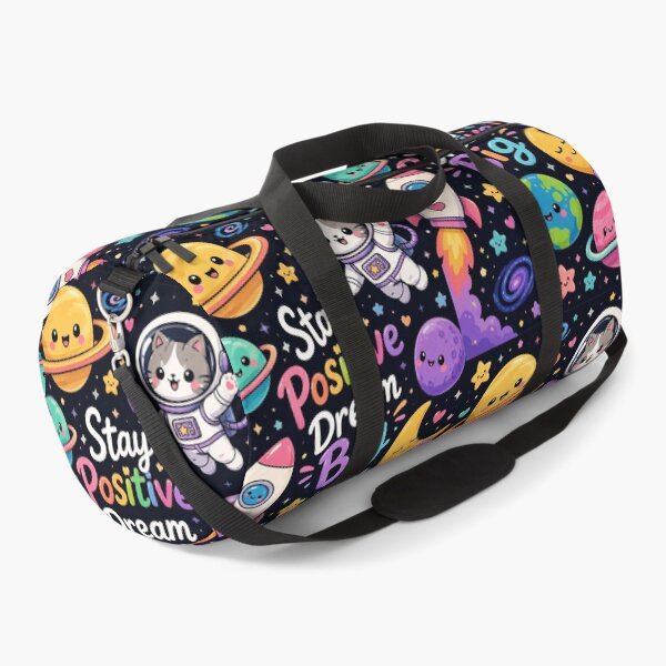 Item preview, Stay Positive Dream Big Space Cat designed and sold by Car23314.