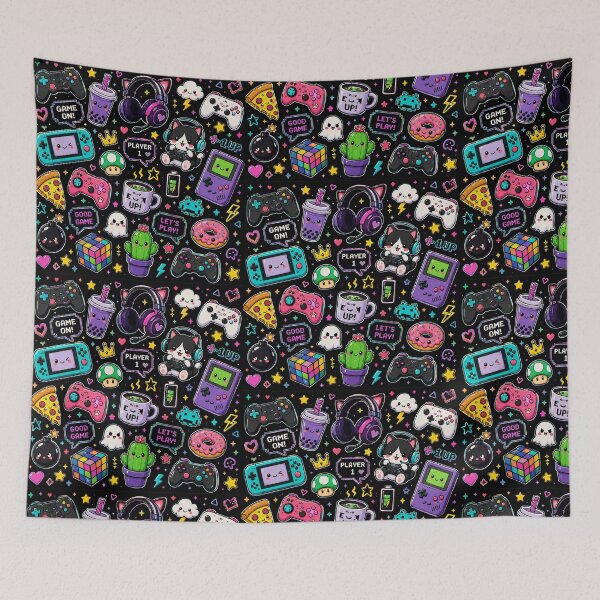 Item preview, Ultimate Gaming Kawaii Pattern designed and sold by Car23314.