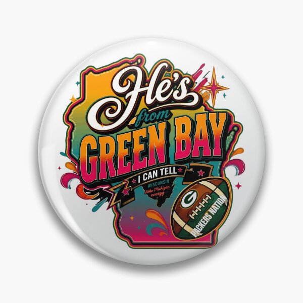 Item preview, She’s From Green Bay Football designed and sold by CrystalSt77002.