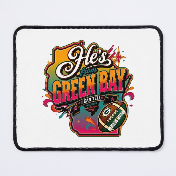 Item preview, She’s From Green Bay Football designed and sold by CrystalSt77002.