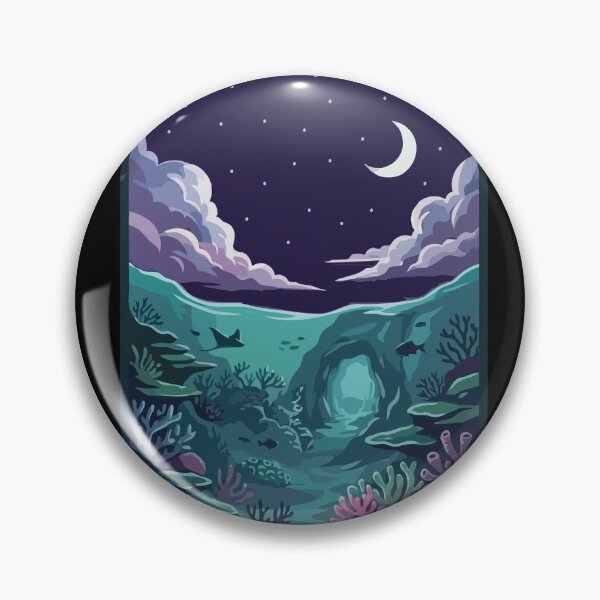 Item preview, Night Sky Coral Deep Ocean designed and sold by Catzura.