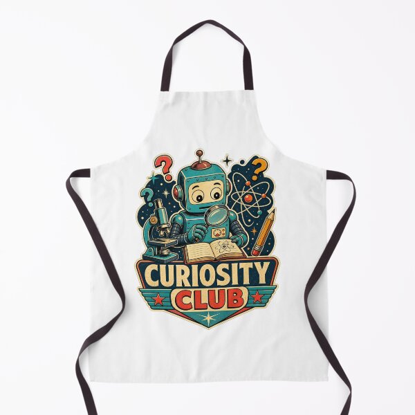 Item preview, Back to school Curiosity Club Retro Robot STEM Science Kids designed and sold by Uglyandcute.