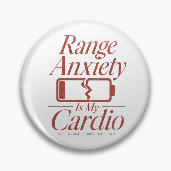 Item preview, Range Anxiety Is My Cardio Funny Ebike T-Shirt | Electric Bike Battery Humor designed and sold by OMNITeeSigns.