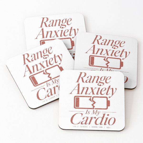 Item preview, Range Anxiety Is My Cardio Funny Ebike T-Shirt | Electric Bike Battery Humor designed and sold by OMNITeeSigns.