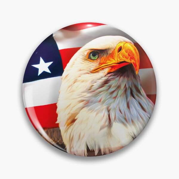 Item preview, American Eagle USA Flag - Patriotic Eagle designed and sold by DGMaxShop.