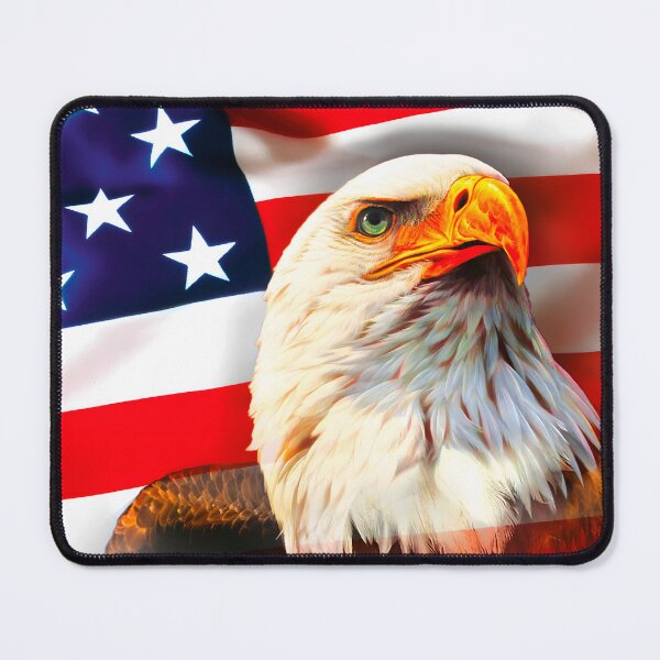 Item preview, American Eagle USA Flag - Patriotic Eagle designed and sold by DGMaxShop.