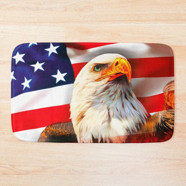 Item preview, American Eagle USA Flag - Patriotic Eagle designed and sold by DGMaxShop.