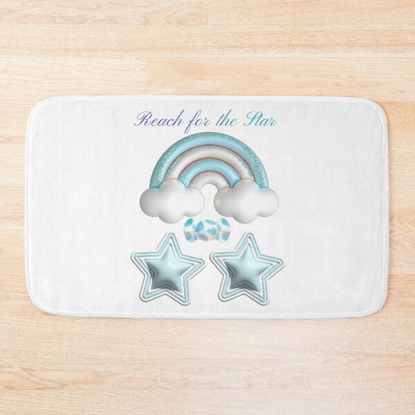 Item preview, Reach for the Star 3D Pastel Rainbow and Stars Aesthetic Art designed and sold by MinimalAurashop.