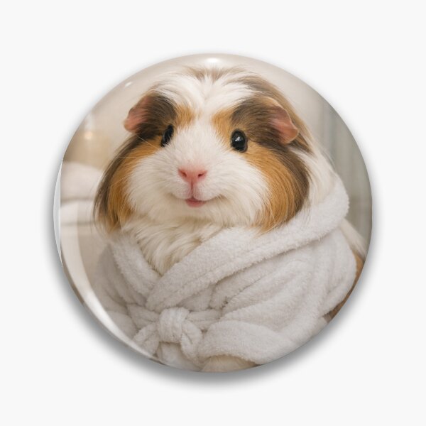 Item preview, Cozy Bathrobe Coronet Guinea Pig designed and sold by Sillytoe.