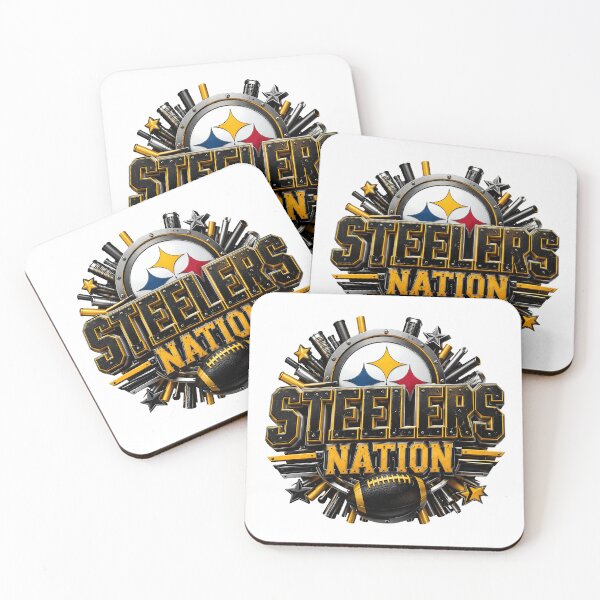 Item preview, Steelers Nation Industrial Football Emblem designed and sold by RichardHe24537.