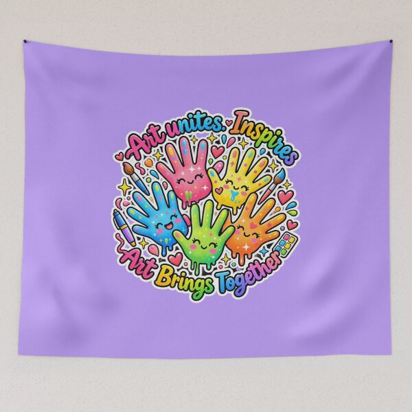 Item preview, Cute Colorful Handprint Art designed and sold by mimiartes.