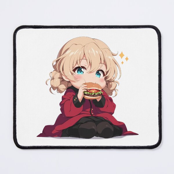 Item preview, Darjeeling Girls und Panzer Chibi Burger Waifu Tea Time Mood designed and sold by Dashsopaner.