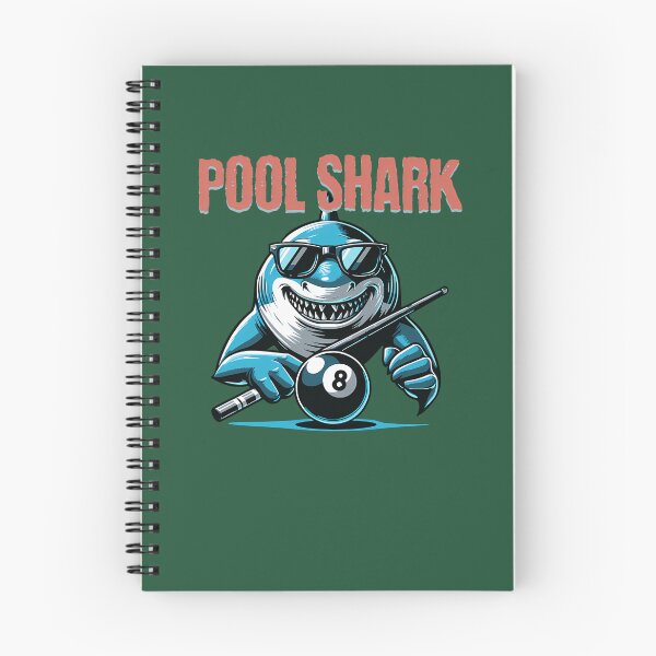 Item preview, Billiards T Pool Shark Design Grinning Shark Pool Cue 8 Ball 55 designed and sold by Noxzay.