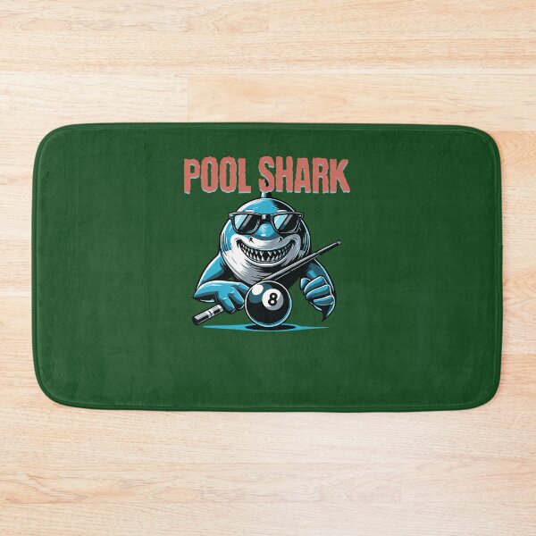 Item preview, Billiards T Pool Shark Design Grinning Shark Pool Cue 8 Ball 55 designed and sold by Noxzay.