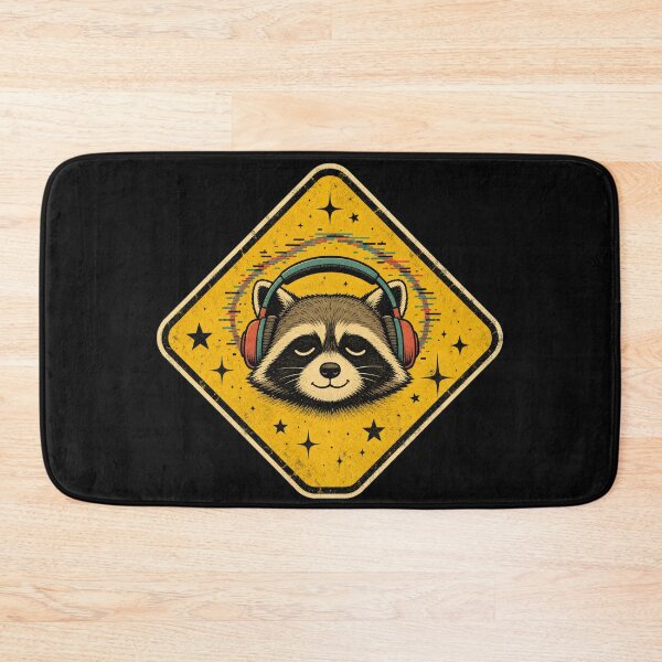 Item preview, Culture Trash Panda Crossing Funny Raccoon Warning Sign designed and sold by Uglyandcute.