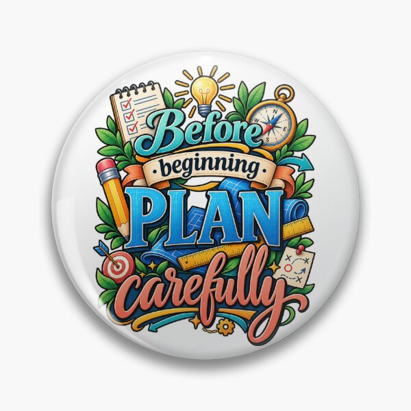 Item preview, Plan Carefully designed and sold by Quote Gallery.