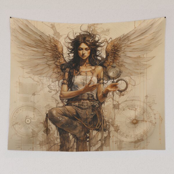 Item preview, Clockwork Angels Vintage Steampunk Mechanical Art designed and sold by BrandonArtWorld.