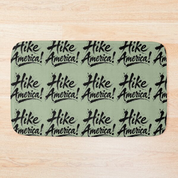 Item preview, Hike America! Bold Brush Lettering for US Hikers designed and sold by The-Drip-Studio.