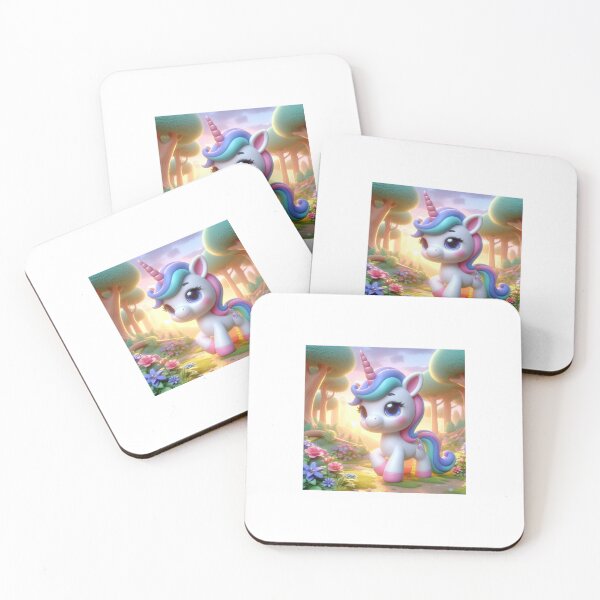 Item preview, “Unicornio Exploradora en Bosque de Sueños” designed and sold by yuliettestore.