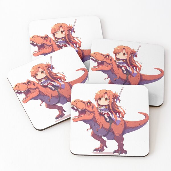 Item preview, Asuna Sword Art Online Chibi Dinosaur Rider designed and sold by Dashsopaner.