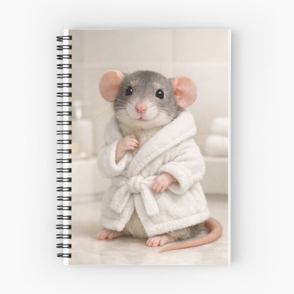Item preview, Cozy Bathrobe Dumbo Rat designed and sold by Sillytoe.