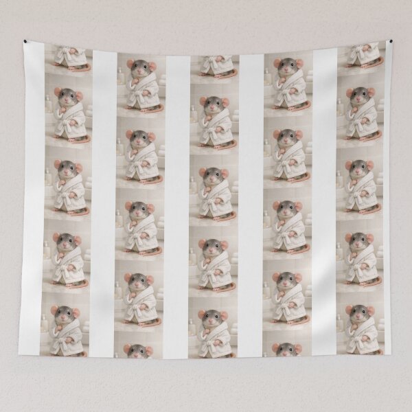 Item preview, Cozy Bathrobe Dumbo Rat designed and sold by Sillytoe.