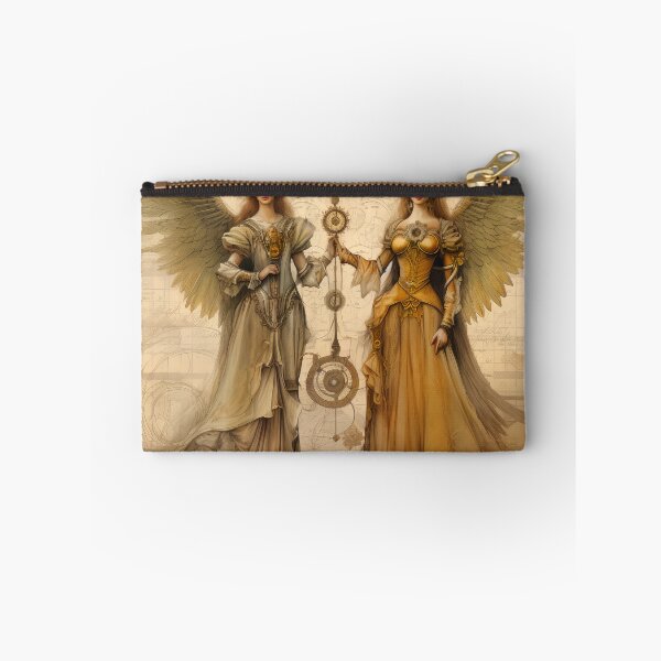 Item preview, Vintage Steampunk Clockwork Angel Mechanical Art designed and sold by BrandonArtWorld.