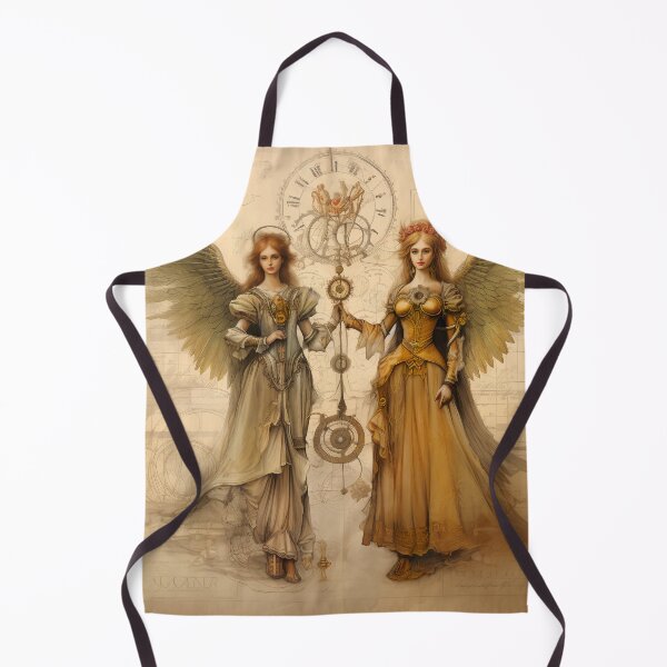 Item preview, Vintage Steampunk Clockwork Angel Mechanical Art designed and sold by BrandonArtWorld.
