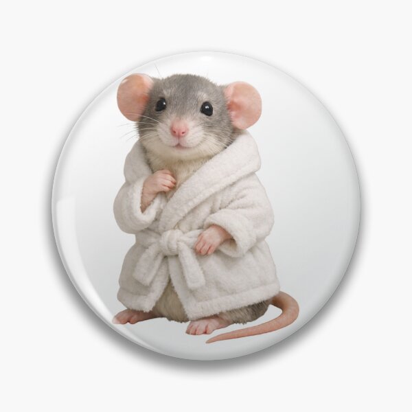 Item preview, Relaxing Bathrobe Dumbo Rat designed and sold by Sillytoe.