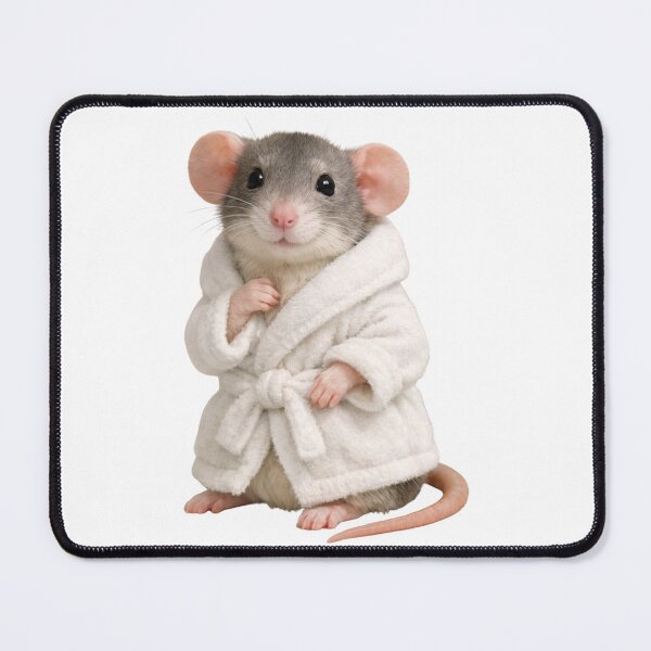 Item preview, Relaxing Bathrobe Dumbo Rat designed and sold by Sillytoe.