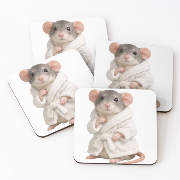 Item preview, Relaxing Bathrobe Dumbo Rat designed and sold by Sillytoe.