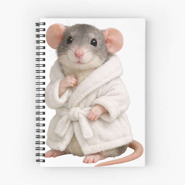 Item preview, Relaxing Bathrobe Dumbo Rat designed and sold by Sillytoe.