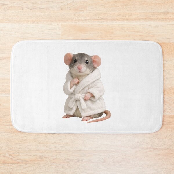 Item preview, Relaxing Bathrobe Dumbo Rat designed and sold by Sillytoe.