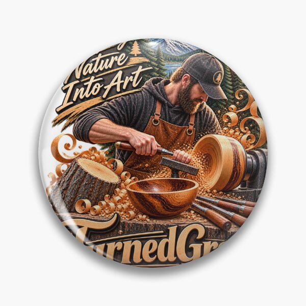 Item preview, Woodturning Woodworker – Shaping Nature Into Art designed and sold by TurnedGrain.