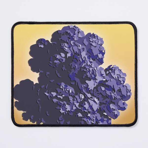 Item preview, Abstract Purple Cloud on a Gold Background designed and sold by Keltoi-art.