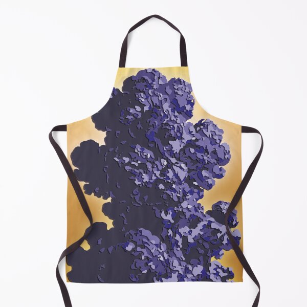 Item preview, Abstract Purple Cloud on a Gold Background designed and sold by Keltoi-art.
