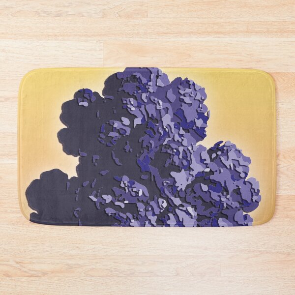 Item preview, Abstract Purple Cloud on a Gold Background designed and sold by Keltoi-art.
