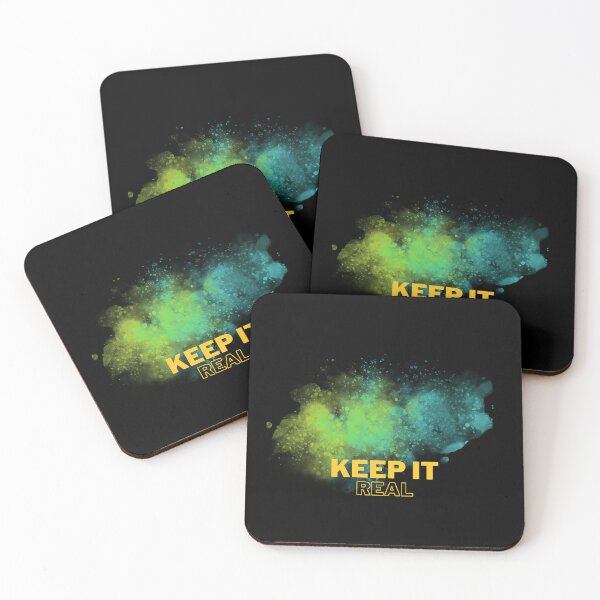 Item preview, Keep It Real – Bold Paint Splatter Typography designed and sold by CREATIVE HIVE.