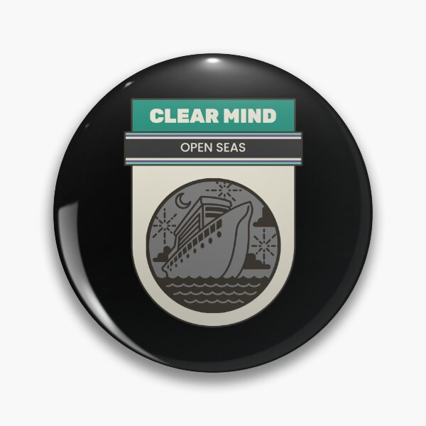 Item preview, Clear Mind Open Seas Sober Cruising designed and sold by HideawayMtn.