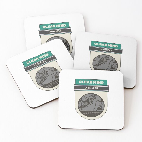 Item preview, Clear Mind Open Seas Sober Cruising designed and sold by HideawayMtn.