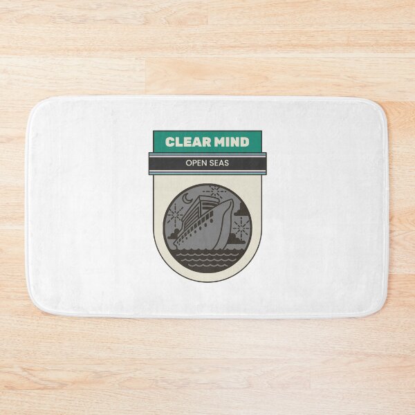 Item preview, Clear Mind Open Seas Sober Cruising designed and sold by HideawayMtn.
