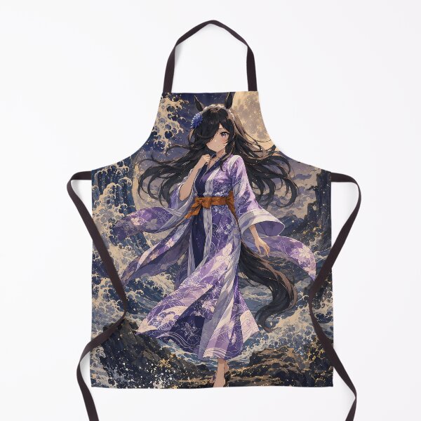 Item preview, Rice Shower Uma Musume Moonlit Ocean Kimono designed and sold by Dashsopaner.