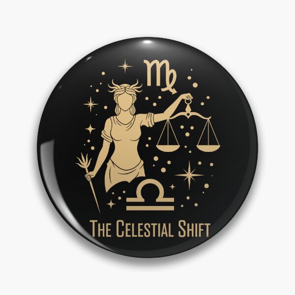 Item preview, The Celestial Shift Libra Virgo Zodiac Goddess designed and sold by LockjowArt.