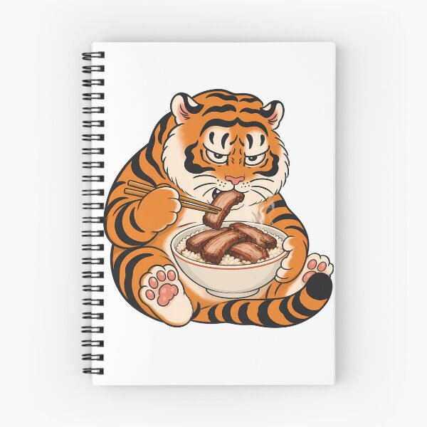 Item preview, Hungry Chubby Tiger Char Siu Rice Bowl designed and sold by aigcx.