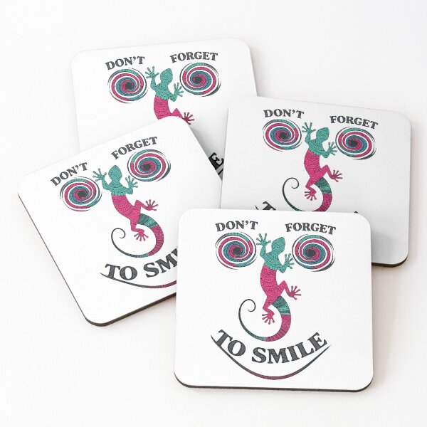 Item preview, Gecko Smile – Abstract Tribal Minimal Art designed and sold by zoliartdesign.